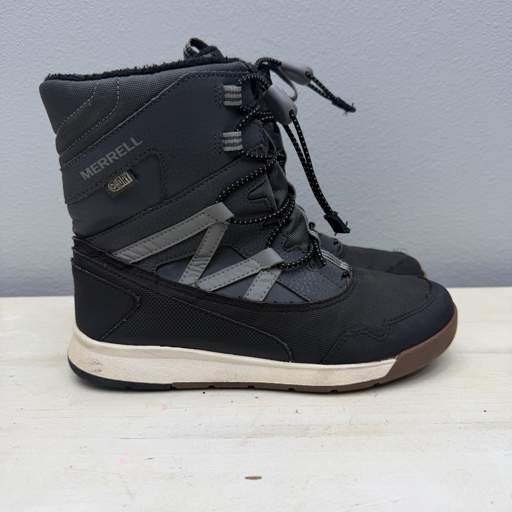 Merrell Grey Crush 3.0 Waterproof Winter Boots Size 4 - Picture 3 of 7
